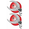 タトゥーシール 丹頂鶴