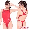 薄々競泳水着(ホットレッド) L