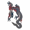 タトゥーシール 臥龍