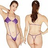 2wayメタリックハイレグプレイスーツ パープル