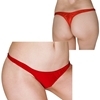 光沢ストレッチシンプルTバック 2Lサイズ レッド