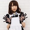 レースショート手袋 黒